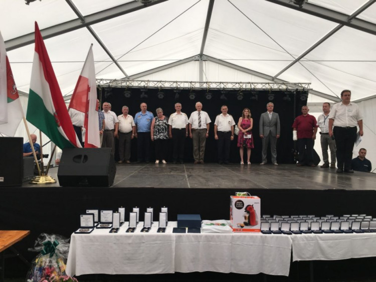 Viszákon ünnepeltek a Vas megyei polgárőrök