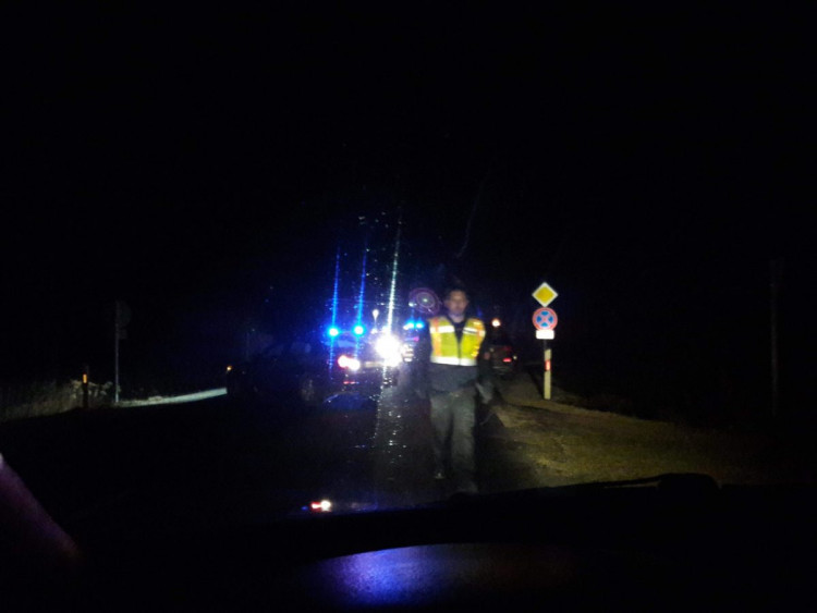 Baleset Kisunyom és Egyházasrádóc között