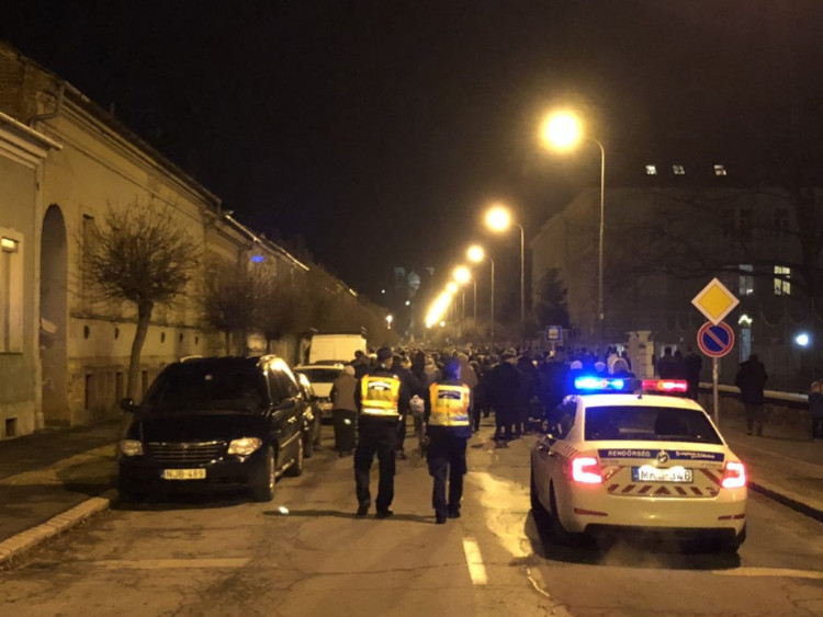 Egyházi rendezvényen segítettek a Claudius Polgárőrség tagjai