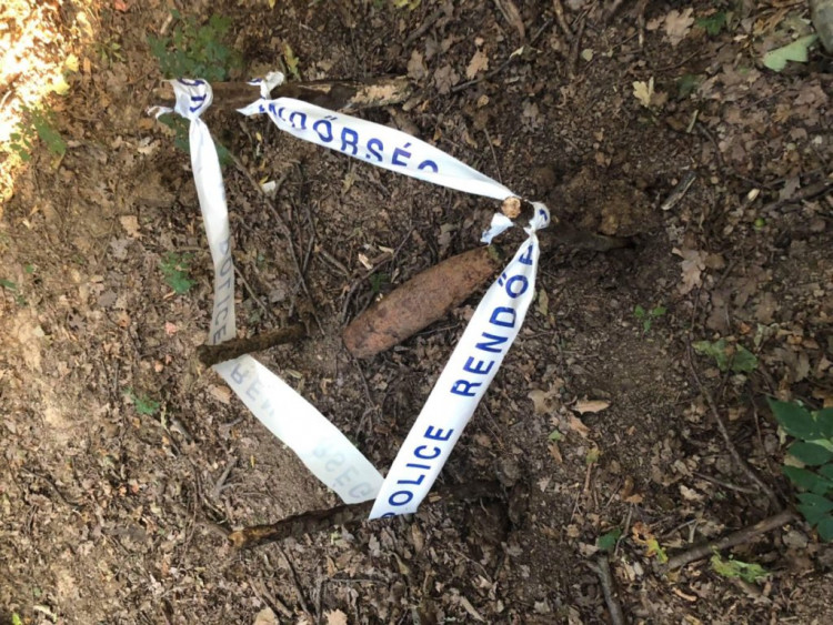 II. Világháborús lövedéket talált az ifjú polgárőr