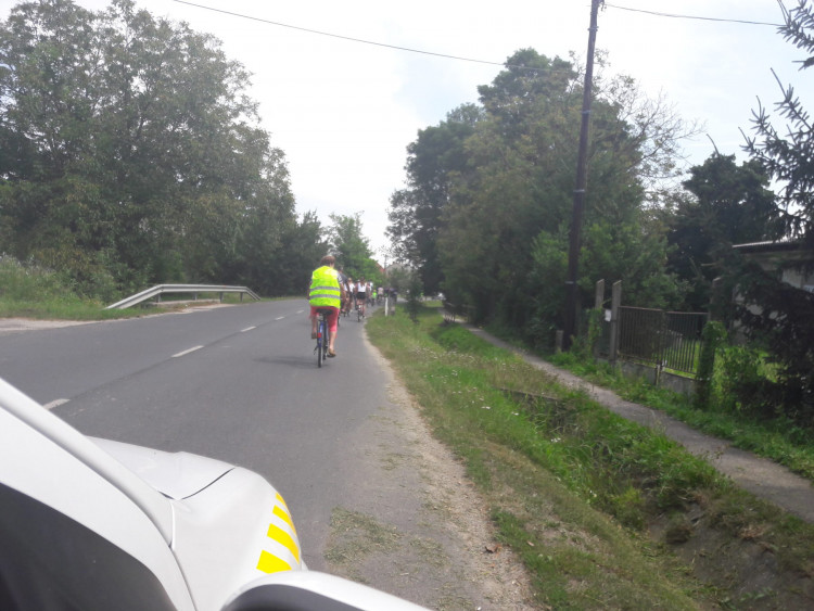 Biciklitúra Kisunyom és Ják között polgárőrökkel