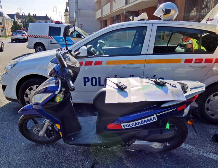 Polgárőrök a Nemzetközi Motoros és Rockfesztiválon