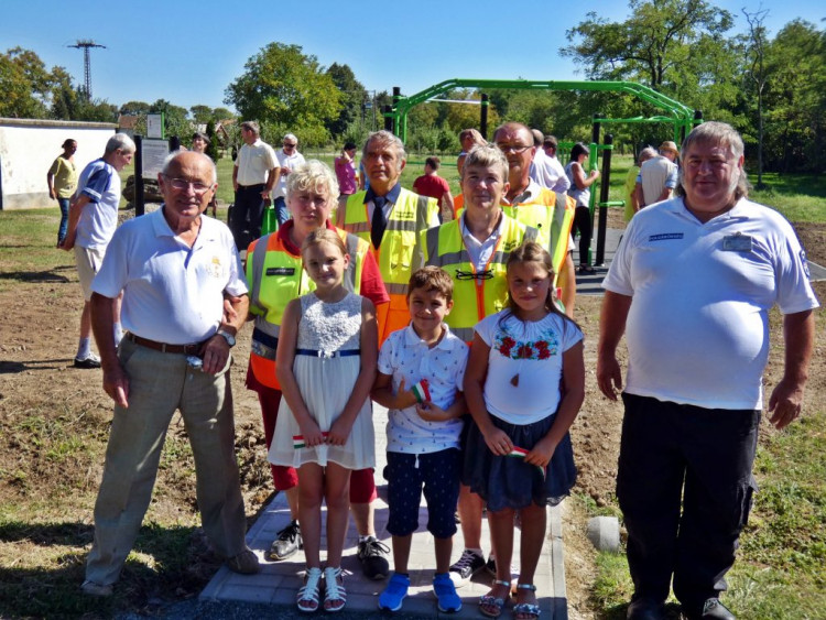 Sportpark átadása Vásárosmiskén