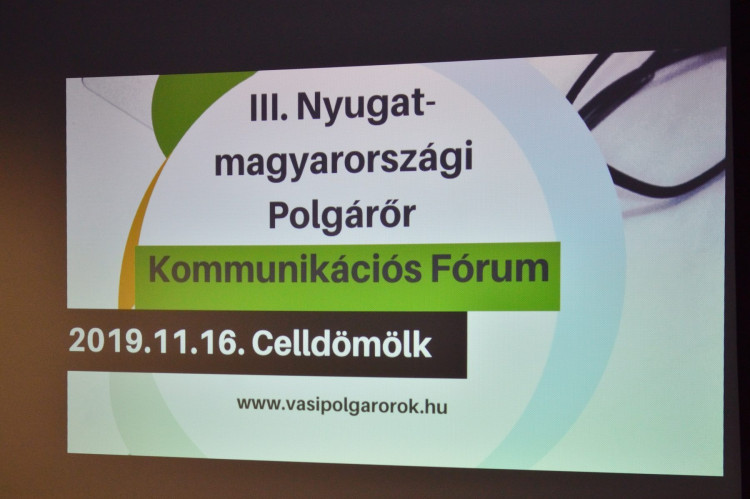 III. NYUGAT-MAGYARORSZÁGI POLGÁRŐR KOMMUNIKÁCIÓS FÓRUM