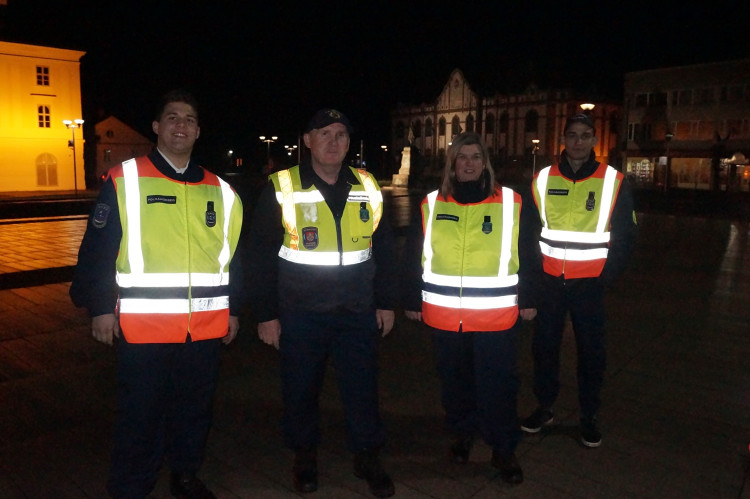 Polgárőrök a “Körmendi Advent 2019” rendezvénysorozatán