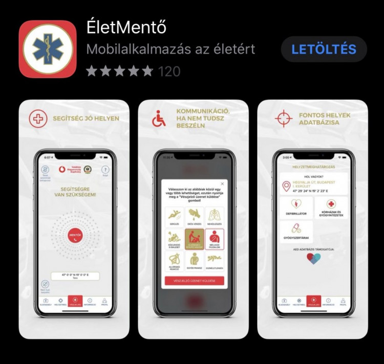 ÉletMentő alkalmazás, ami nem csak a nevében utal az életmentésre