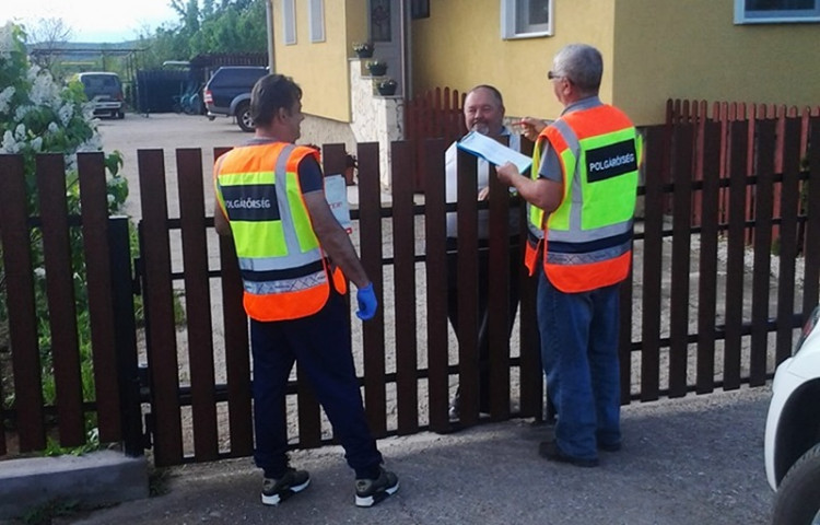 Csörötneki polgárőrök tevékenysége