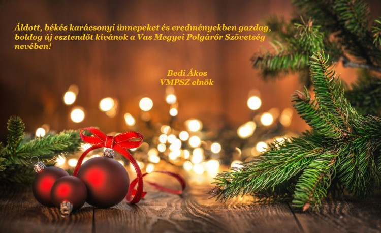 Kellemes karácsonyi ünnepeket és eredményekben gazdag,boldog új évet