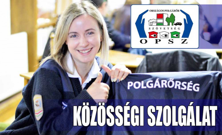 Közösségi szolgálat a polgárőrségnél