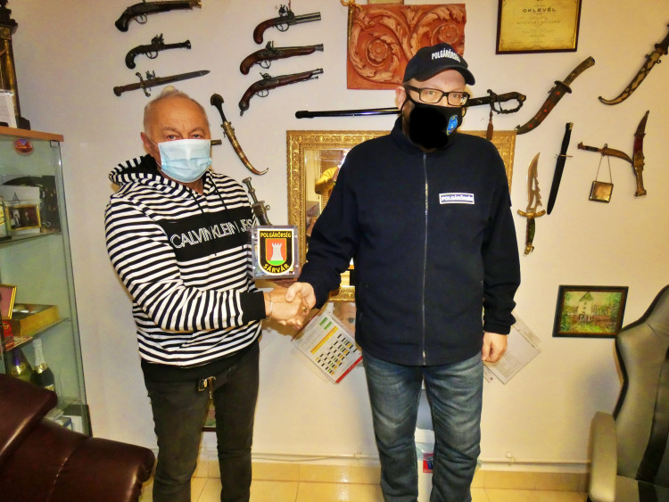 Civil támogatás a sárvári polgárőröknek