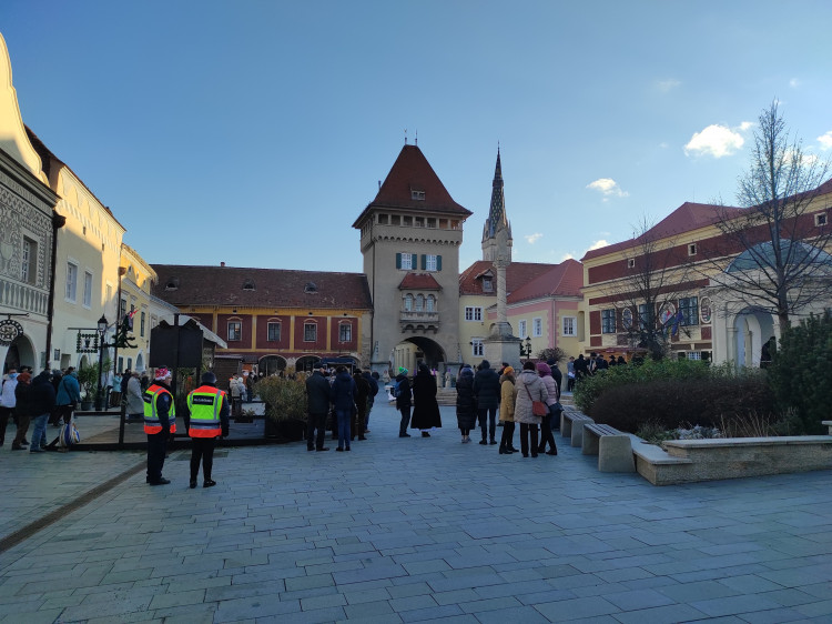 Hanuka ünnepi gyertyagyújtás Kőszegen