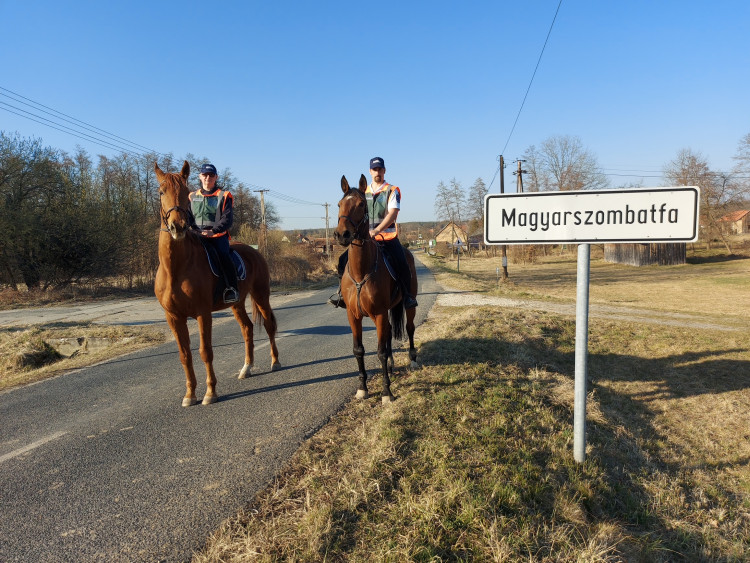 Lovas polgárőrök az Őrségben