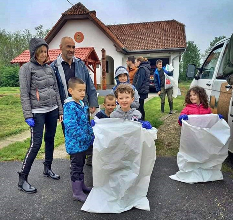 TeSzedd szemétszedési akció Csényében