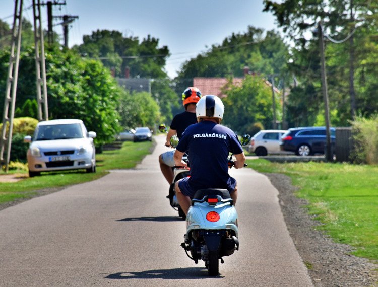 Motoros polgárőrök Rábapatyon is