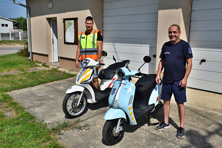 Motoros polgárőrök Rábapatyon is