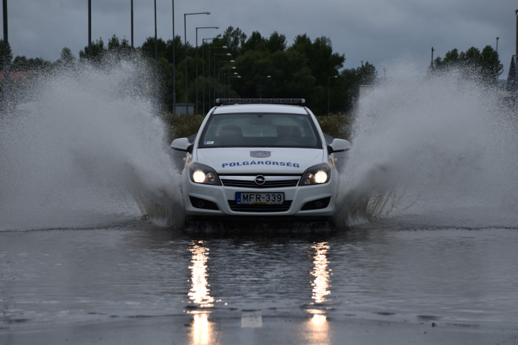 Árvíz Körmendnél