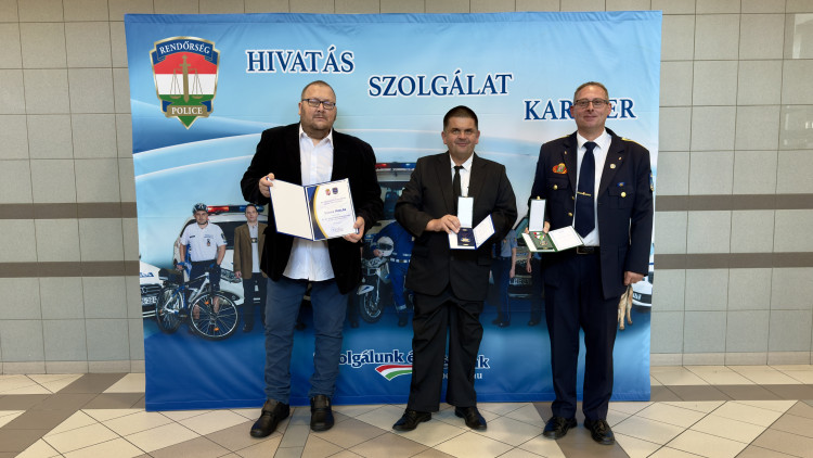 Vármegyei elismerések az Országos Polgárőr Szövetség Október 23-i ünnepségén