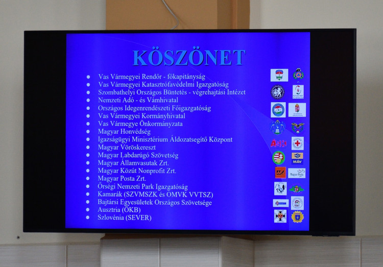 Tisztújító küldöttközgyűlést tartott a Vas Vármegyei Polgárőr Szövetség